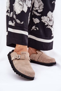 Sandał Klapki Model Big Star RR274A376 Beige - Step in style Step in style