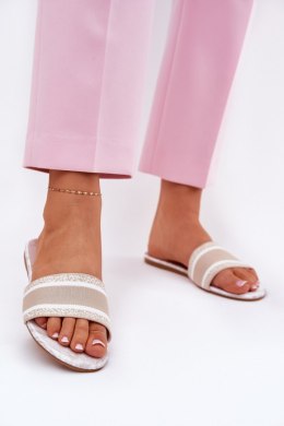 Sandał Klapki Model Leysi N75-13 Beige - Step in style Step in style