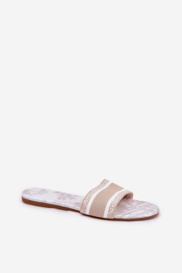 Sandał Klapki Model Leysi N75-13 Beige - Step in style Step in style