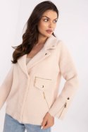 Kurtka Damska Model MBM-KR-250.77 Light Beige - MBM MBM Kurtka Damska Model MBM-KR-250.77 Light Beige - MBM MBM