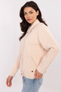 Kurtka Damska Model MBM-KR-L176.87 Light Beige - MBM MBM Kurtka Damska Model MBM-KR-L176.87 Light Beige - MBM MBM