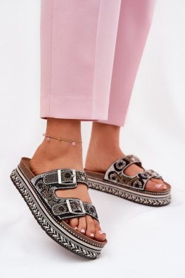 Sandał Klapki Model Mellene W249 Black - Step in style Step in style