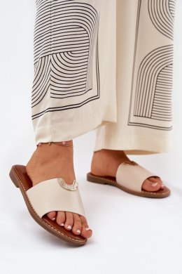 Sandał Klapki Model Mevith HXD-25 Beige - Step in style Step in style
