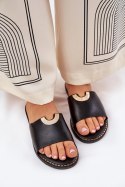 Sandał Klapki Model Mevith HXD-25 Black - Step in style Step in style Sandał Klapki Model Mevith HXD-25 Black - Step in style Step in style