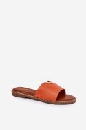 Sandał Klapki Model Mevith HXD-25 Orange - Step in style Step in style Sandał Klapki Model Mevith HXD-25 Orange - Step in style Step in style