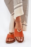 Sandał Klapki Model Mevith HXD-25 Orange - Step in style Step in style Sandał Klapki Model Mevith HXD-25 Orange - Step in style Step in style