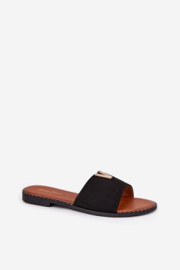Sandał Klapki Model Saliena HXD-23 Black - Step in style Step in style