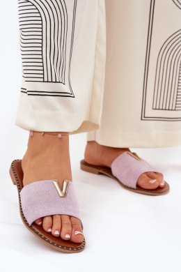 Sandał Klapki Model Saliena HXD-23 Violet - Step in style Step in style