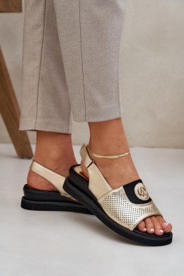 Sandały Model Isnnoria RMR2267-2 Gold - Step in style Step in style