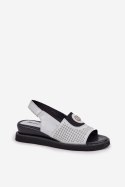 Sandały Model Isnnoria RMR2267-2 Silver - Step in style Step in style Sandały Model Isnnoria RMR2267-2 Silver - Step in style Step in style