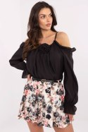 Bluzka Model MI-BZ-26600.85 Black - Italy Moda Italy Moda Bluzka Model MI-BZ-26600.85 Black - Italy Moda Italy Moda