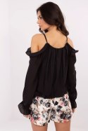 Bluzka Model MI-BZ-26600.85 Black - Italy Moda Italy Moda Bluzka Model MI-BZ-26600.85 Black - Italy Moda Italy Moda
