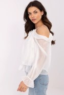 Bluzka Model MI-BZ-26600.85 White - Italy Moda Italy Moda Bluzka Model MI-BZ-26600.85 White - Italy Moda Italy Moda