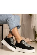 Buty Sportowe Model Kessa 24017 Black - PRIMO PRIMO Buty Sportowe Model Kessa 24017 Black - PRIMO PRIMO