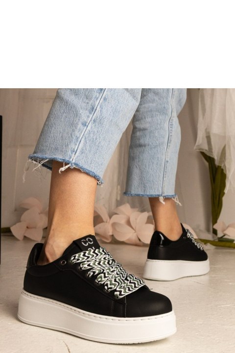 Buty Sportowe Model Kessa 24017 Black - PRIMO PRIMO Buty Sportowe Model Kessa 24017 Black - PRIMO PRIMO