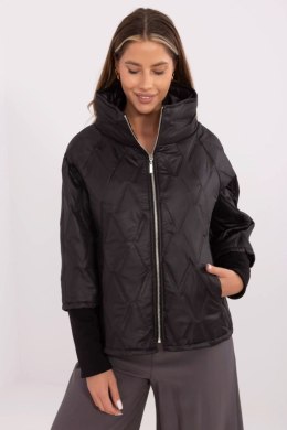 Kurtka Damska Model MI-KR-9002-1.74P Black - Italy Moda Italy Moda