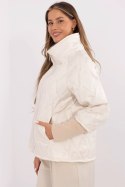 Kurtka Damska Model MI-KR-9002-1.74P Light Beige - Italy Moda Italy Moda Kurtka Damska Model MI-KR-9002-1.74P Light Beige - Italy Moda Italy Moda