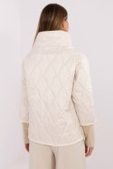 Kurtka Damska Model MI-KR-9002-1.74P Light Beige - Italy Moda Italy Moda Kurtka Damska Model MI-KR-9002-1.74P Light Beige - Italy Moda Italy Moda