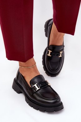 Mokasyny Model Lomnela J1003 Black - Step in style Step in style