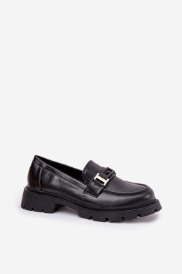 Mokasyny Model Lomnela J1003 Black - Step in style Step in style