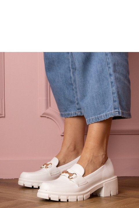 Półbuty Model Marela 1-703 White - PRIMO PRIMO Półbuty Model Marela 1-703 White - PRIMO PRIMO