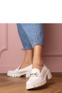 Półbuty Model Marela 1-703 White - PRIMO PRIMO Półbuty Model Marela 1-703 White - PRIMO PRIMO