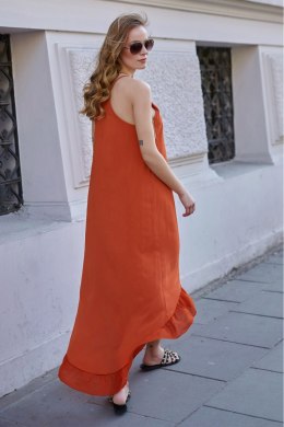 Sukienka Model L8 Orange - Makadamia Makadamia