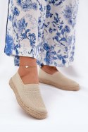 Espadryle Model Vinceza 13624 Beige - Step in style Step in style Espadryle Model Vinceza 13624 Beige - Step in style Step in style