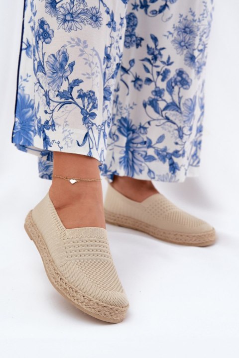Espadryle Model Vinceza 13624 Beige - Step in style Step in style Espadryle Model Vinceza 13624 Beige - Step in style Step in style