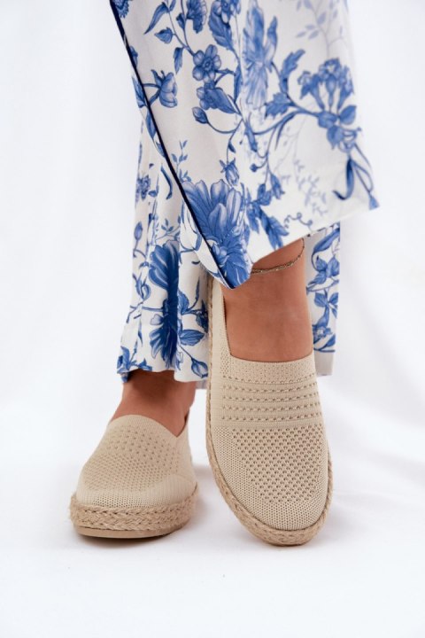 Espadryle Model Vinceza 13624 Beige - Step in style Step in style Espadryle Model Vinceza 13624 Beige - Step in style Step in style