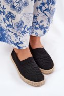 Espadryle Model Vinceza 13624 Black - Step in style Step in style Espadryle Model Vinceza 13624 Black - Step in style Step in style
