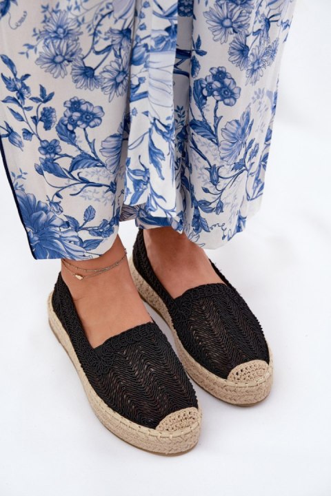 Espadryle Model Vinceza 17392 Black - Step in style Step in style Espadryle Model Vinceza 17392 Black - Step in style Step in style