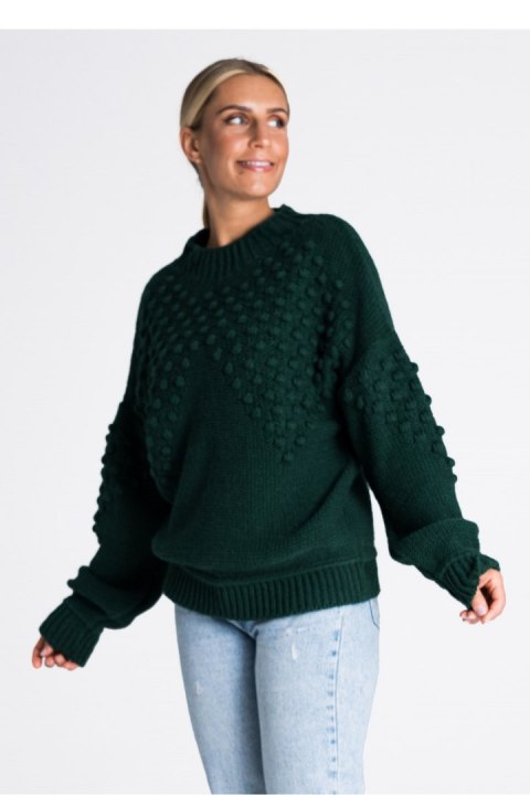 Sweter Damski Model M982 Green - Figl Figl Sweter Damski Model M982 Green - Figl Figl