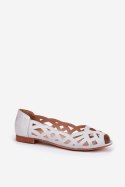 Baleriny Model Calgis ASA136-8 Silver - Step in style Step in style
