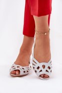 Baleriny Model Calgis ASA136-8 Silver - Step in style Step in style