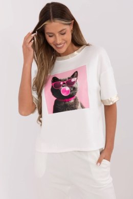 Bluzka Model MI-BZ-M61771.81 Ecru - Italy Moda Italy Moda