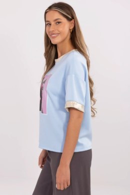 Bluzka Model MI-BZ-M61771.81 Light Blue - Italy Moda Italy Moda