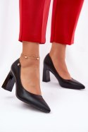 Czółenka Model Vinceza 62221 Black - Step in style Step in style Czółenka Model Vinceza 62221 Black - Step in style Step in style
