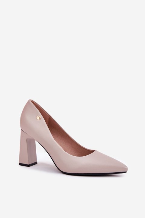 Czółenka Model Vinceza 62221 Grey - Step in style Step in style Czółenka Model Vinceza 62221 Grey - Step in style Step in style