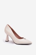 Czółenka Model Vinceza 62222 Beige - Step in style Step in style Czółenka Model Vinceza 62222 Beige - Step in style Step in style