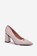 Czółenka Model Vinceza 62224 Grey - Step in style Step in style Czółenka Model Vinceza 62224 Grey - Step in style Step in style