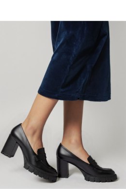 Damskie Czółenka MILENA BLACK PU ? Eleganckie Buty na Obcasie - Inello Inello