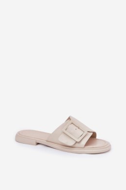 Sandał Klapki Model DA SJ2302-01 Beige - Step in style Step in style