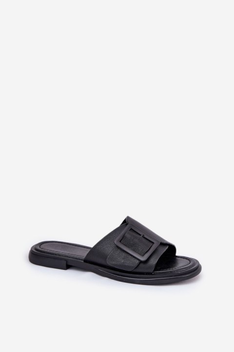 Sandał Klapki Model DA SJ2302-01 Black - Step in style Step in style Sandał Klapki Model DA SJ2302-01 Black - Step in style Step in style