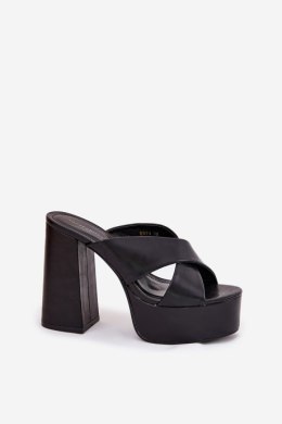 Sandał Klapki Model Lenobos 6874 Black - Step in style Step in style