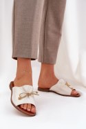 Sandał Klapki Model Lewski 3572 Gold - Step in style Step in style Sandał Klapki Model Lewski 3572 Gold - Step in style Step in style