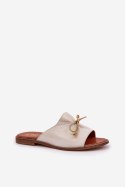 Sandał Klapki Model Lewski 3572 Gold - Step in style Step in style Sandał Klapki Model Lewski 3572 Gold - Step in style Step in style