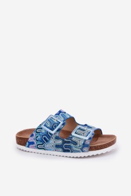 Sandał Klapki Model S.Barski RB51-006 Blue - Step in style Step in style