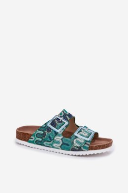 Sandał Klapki Model S.Barski RB51-006 Green - Step in style Step in style