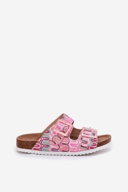 Sandał Klapki Model S.Barski RB51-006 Pink - Step in style Step in style